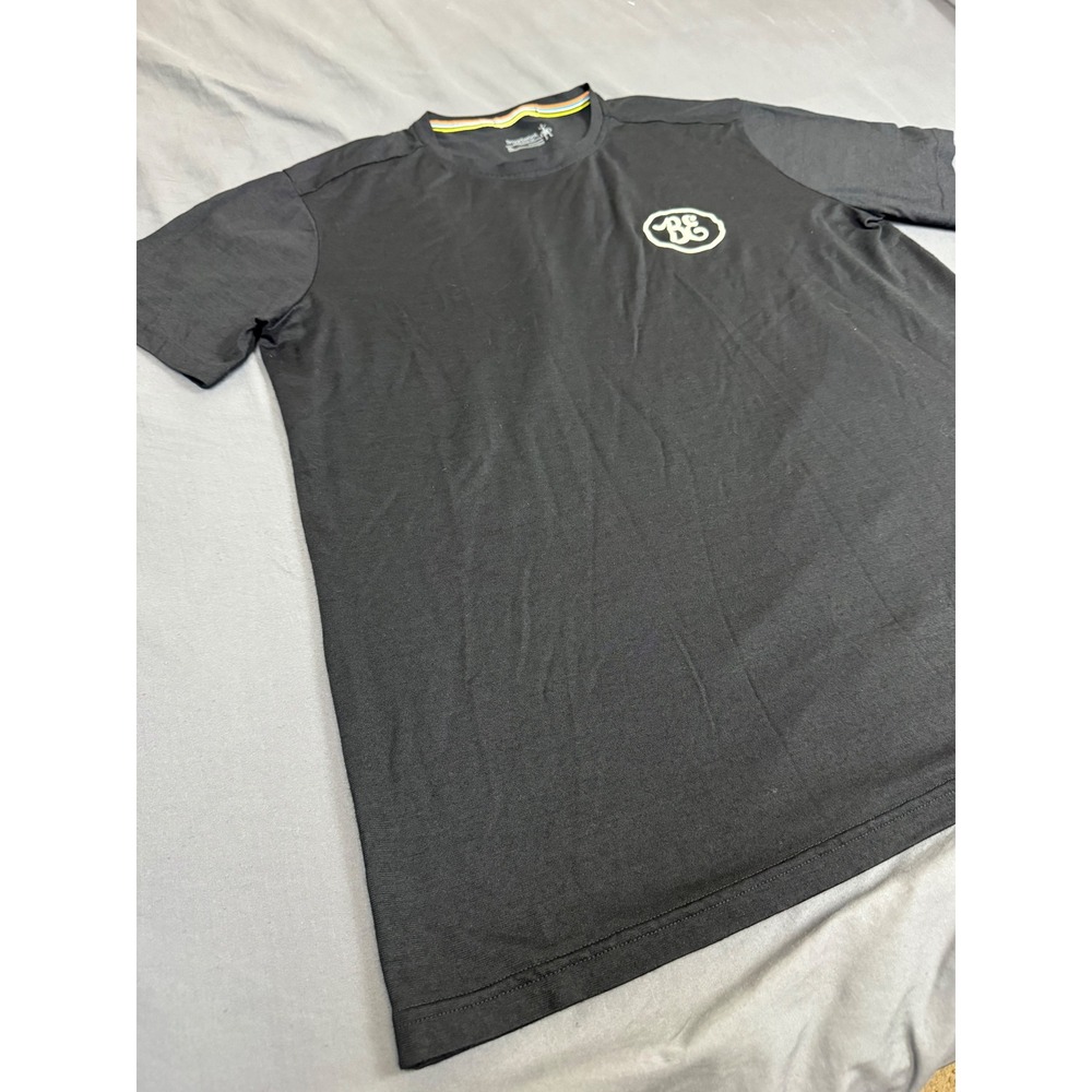 Smartwool Merino Sport 150 Mens XL Black Short Sleeve T-Shirt Company Logo - Picture 11 of 15